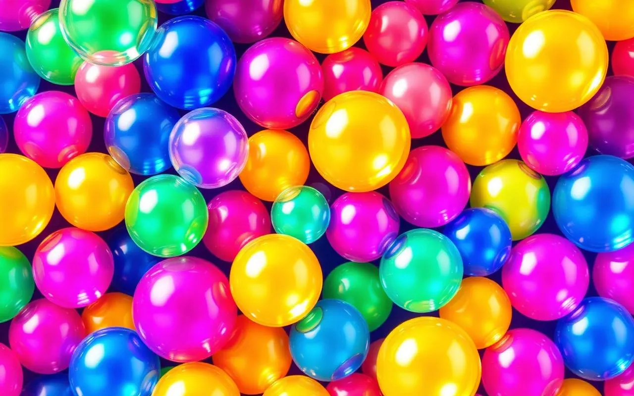 Kolorowe kulki w grze Bubble Shooter Pro